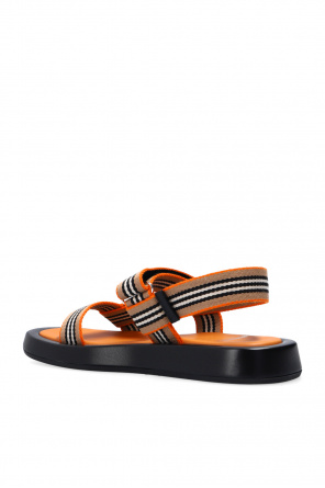 Burberry sandals 2024 kids orange